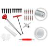 26Pcs Tyre Valve Tool Valve Core Repair 4 In 1 Valve Core Repair Tool Valve Key Car Tyre Valve Remover For Car And Motorcyce