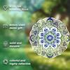 2D Pomona Kinetic Wind Spinner for Garden Outdoor Decor Weatherproof Metal Windmill No Power Needed Easy Installation