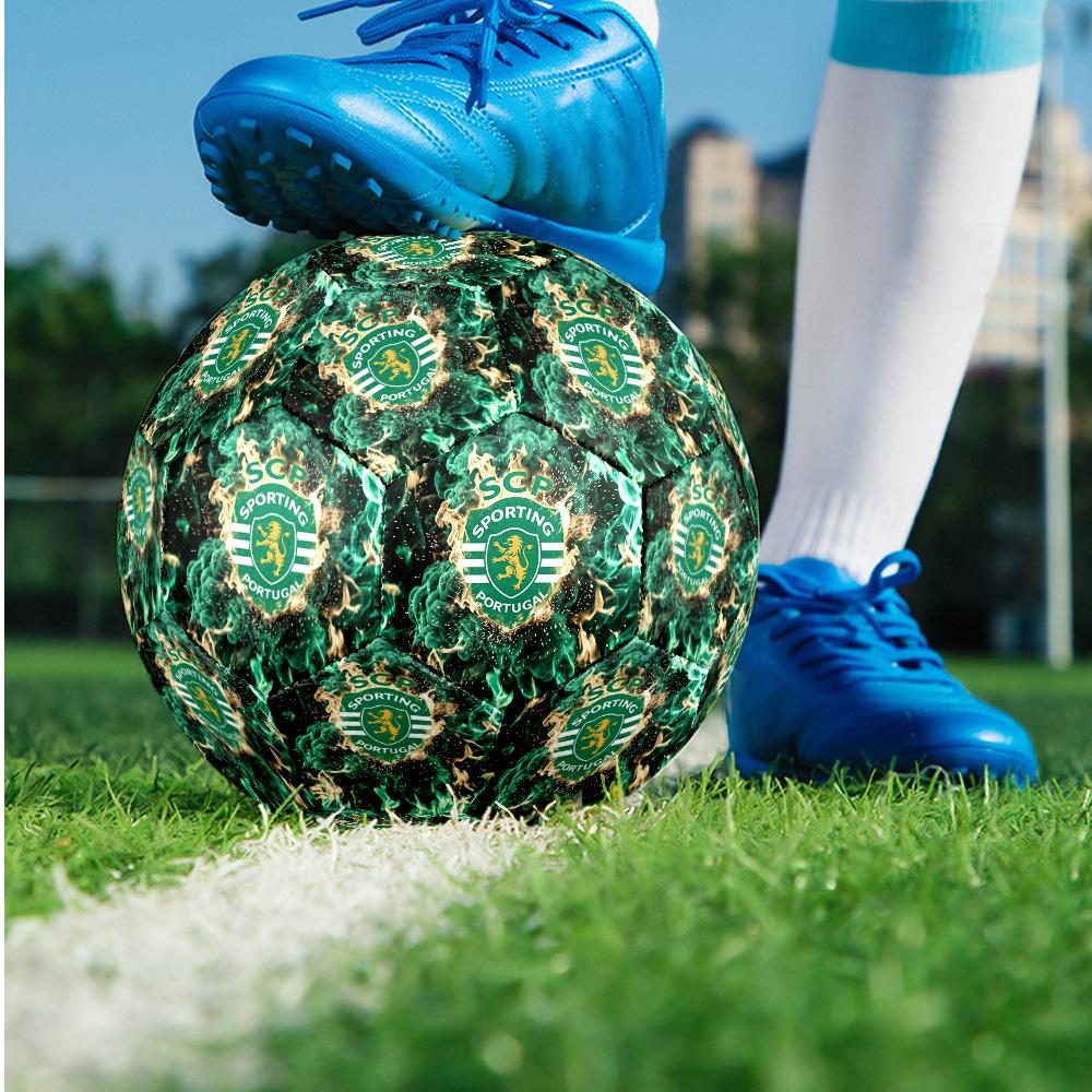Sporting CP FC Size 5 Standard Football Durable Training Match Soccer Ball for Adult Outdoor Sports