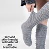 New Knitted Hollow Calf Socks Warmth Harajuku Street Stacked Long Tube Socks Casual Breathable Mid Tube Socks Women Girls