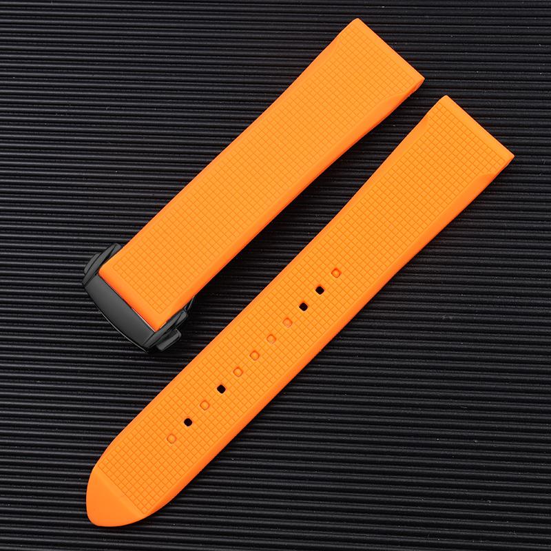 Watchband for Omega Seamaster 300 Speedmaster for 19mm 20mm 21 22mm Rubber Silicone Soft Waterproof and sweat proof Watch Strap
