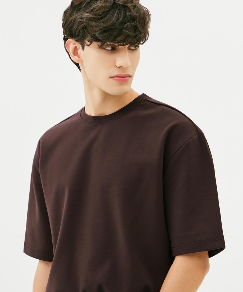 TRILLION Essential Layered Sleeve Short T-Shirt_10 Colors (C Type)