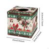 Weihnachten Taschentuchbox Abdeckung Serviette Mode Statue Papierhalter Organizer für Tischplatte