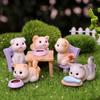 Delightful Cartoon Cat Design Mini Cat Dolls Ideal For Creative Cake Decorations And Gifts