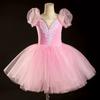 Abito Gonna Tutù in Tulle Blu Giselle Danza Balletto Ballerina per Bambine Bambini Costume per Esibizione sul Palco Abiti Lunghi da Danza Balletto