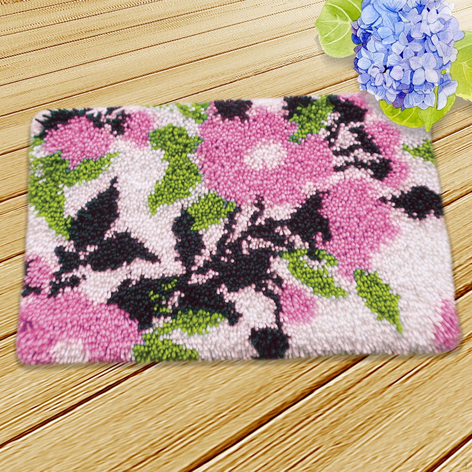 

Наборы ковриков на крючках, ковер с вышивкой, гобелен, подушка, рукоделие, фестиваль, подарок, комната, спальня Pink Flower