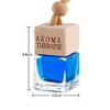 Car Hanging Perfume Diffuser Air Freshener Fragrance Pendant Long-Lasting Deodorant Jasmine Lemon Rose Aromatherapy Accessories