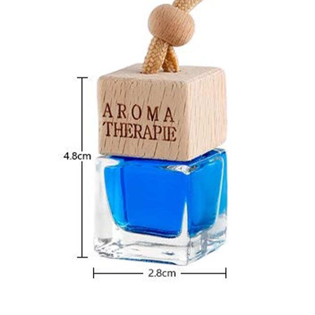 Car Hanging Perfume Diffuser Air Freshener Fragrance Pendant Long-Lasting Deodorant Jasmine Lemon Rose Aromatherapy Accessories
