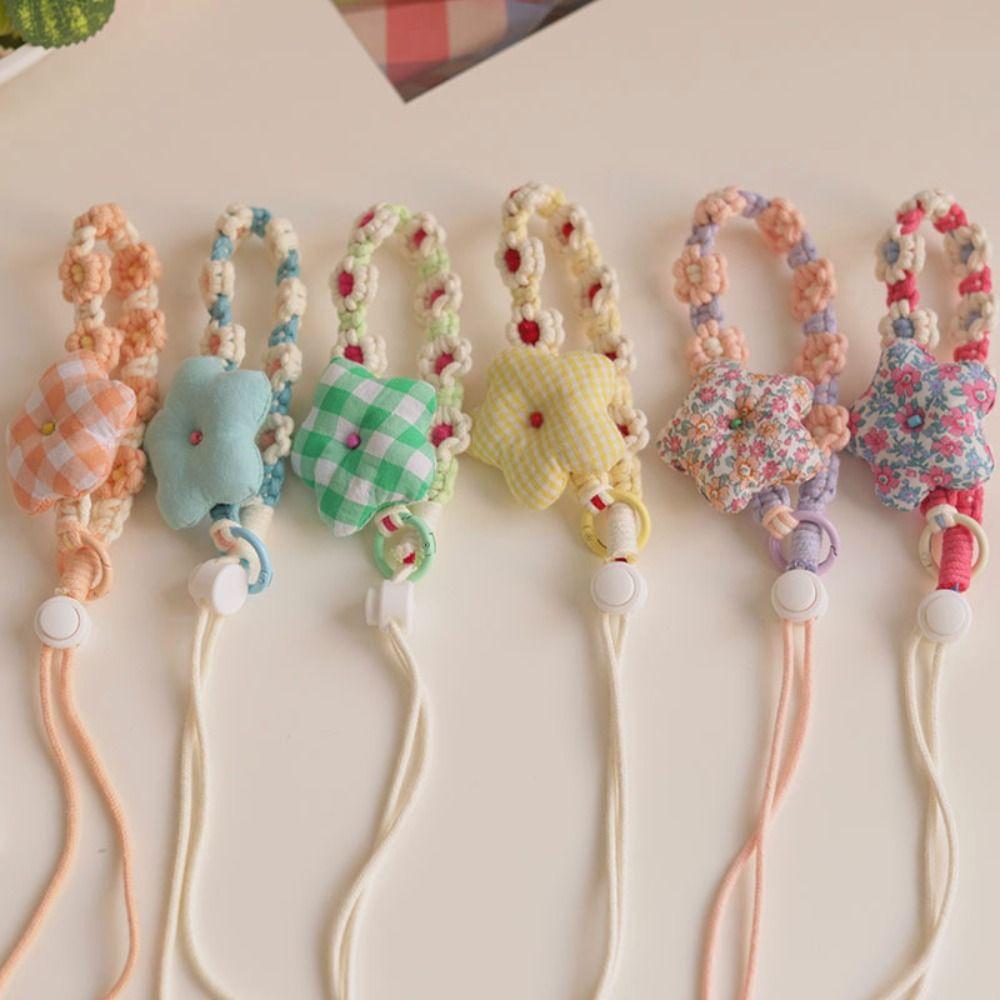 

Flower Water Bottle Handle Anti-lost Cup Carrying Strap Phone Wrist Strap for Coffee Milk Tea Cup помаранчевий