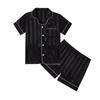 Sommer Mädchen Chiffon Pyjamas Seide Pyjama Shorts Sets Pyjamas Kinder Sterne Mond Druck Mädchen Nachtwäsche Set Kleidung für Teenager