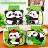High Quality Panda Pocket Notebook 50Sheets Square Notepad Blank Inner Page Loose-leaf Mini Notebook Student
