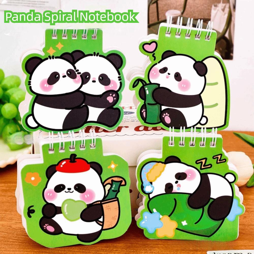 High Quality Panda Pocket Notebook 50Sheets Square Notepad Blank Inner Page Loose-leaf Mini Notebook Student