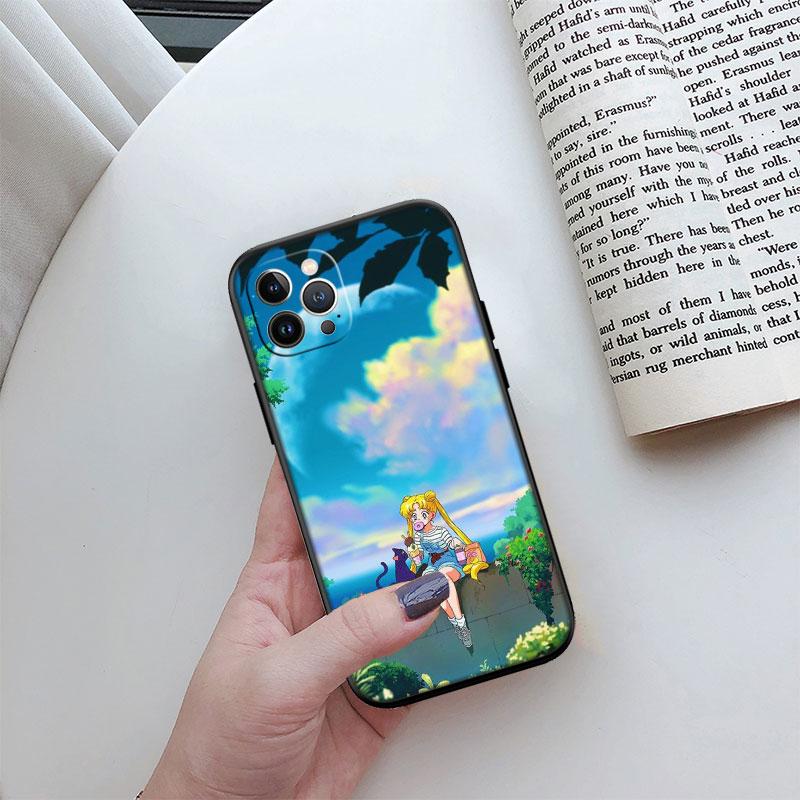 S-Sailors-wallpaper M-Moon Phone Case for Samsung Galaxy S20 S21 Ultra FE Plus A26 A30 A30S A31 A52 A42 A50 A50S