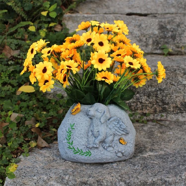Fashionable Pet Memory Plant Hold Commemorative Flower Hold Resins for Outdoor