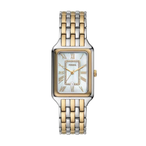 

Fossil RAQUEL ES5305 Women s Watch, Silver & Gold