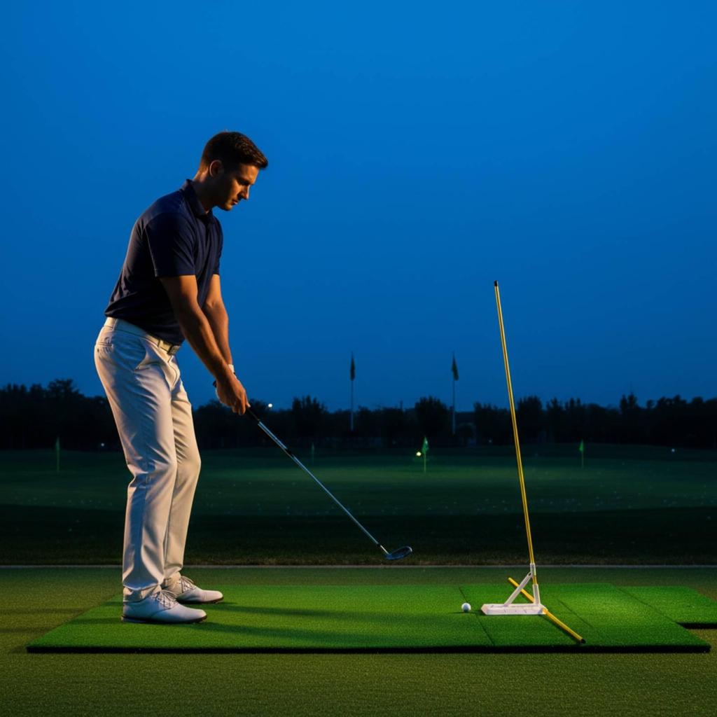 Golf Swing Plane Trainer Adjustable Practice Tool Posture Correction