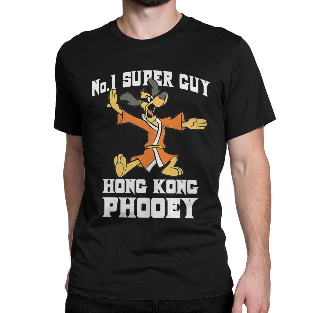 Men T-Shirt Hongs Kongs Phooey Fashion Cotton Tee Shirt Short Sleeve T Shirts Round Neck Clothing Unique
