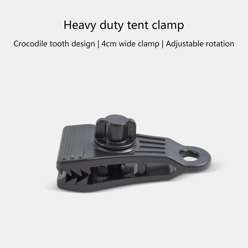 10 Pcs Tarp Clips Lock Grip Clamps Thumb Screw Tent Clip Tent Fasteners Clips Holder Pool Awning Cover Bungee Cord Clip