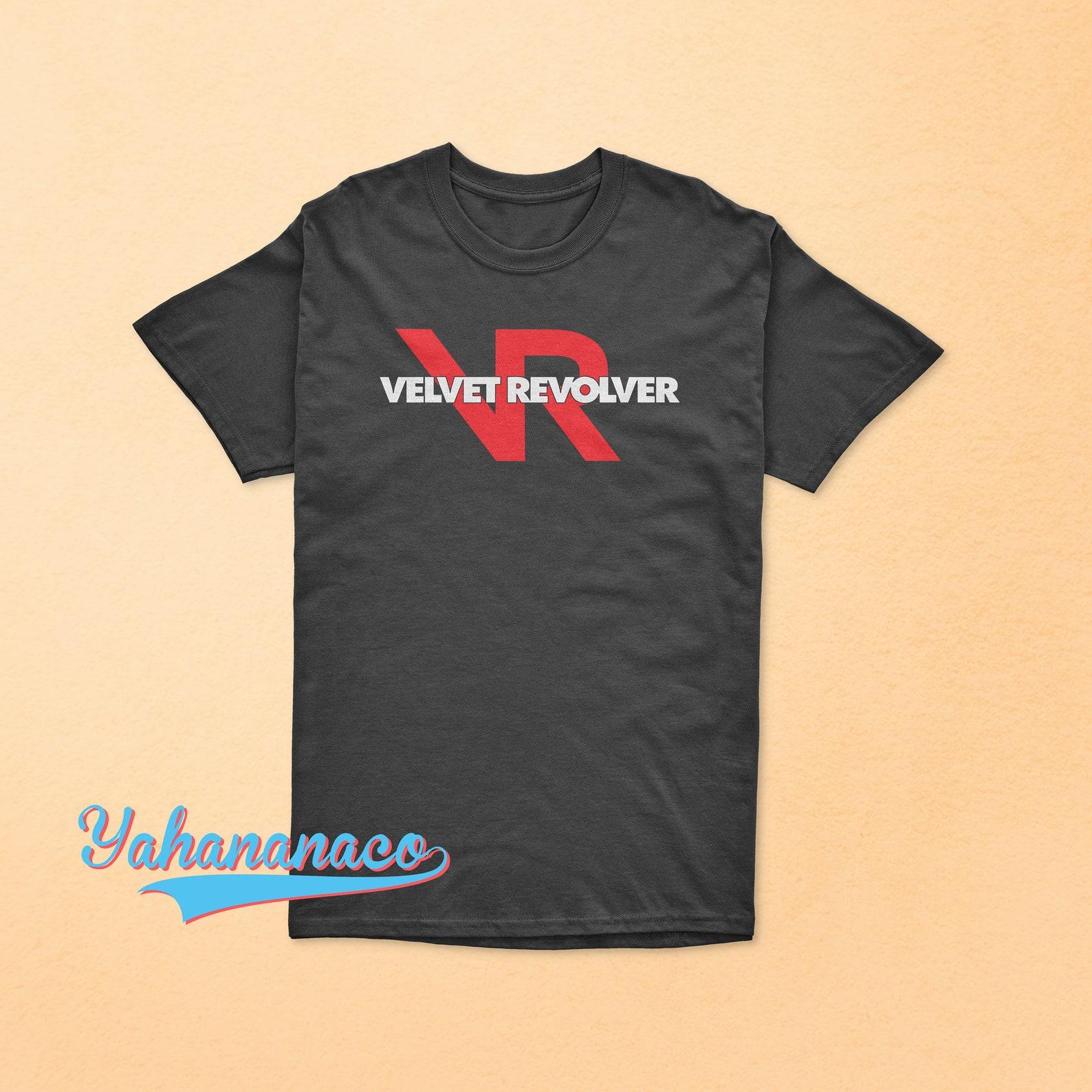 Velvet Revolver T-shirt American Hard Rock Alternative Metal Supergroup Music Band Black White Sport Grey T-shirts M