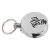 Stainless Steel Pull Ring Retractable Key Chain Steel Wire Recoil Key Holder for OutdoorsType 2