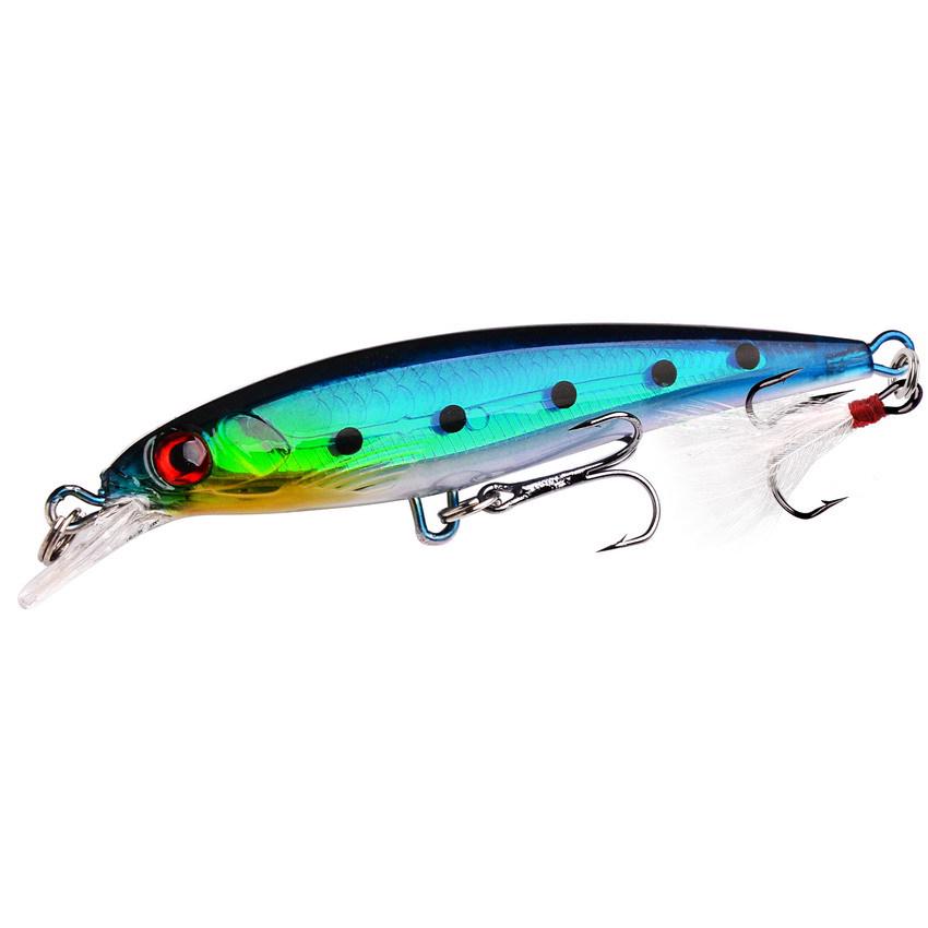 

9cm 6.8g Laser Minnow Fishing Lure Set - Durable Hard Bait
