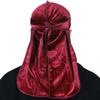 Trifong Velours Durag Rot Hip Hop Seidig Atmungsaktiv Piraten Kopftuch Tanz Wellen Afro Kappe Tauchtuch Hiphop Kostüm Tanzkostüm Rapper Breakdance Tänzer