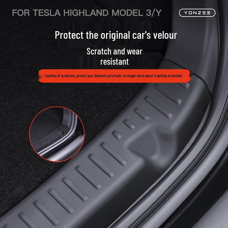 Tesla Model 3/Y/YL Trunk Sill Protector & Tailgate Cover Accessories