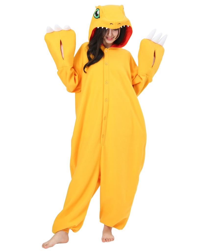 Character Fleece Kigurumi Digital Monster Agumon [SAZAC]