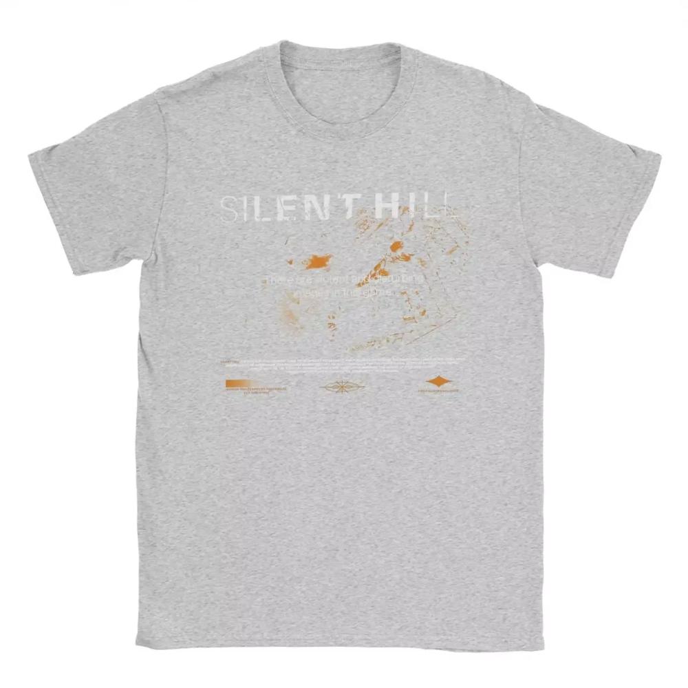 Funny Silent Hill Printed Graphic T-Shirt Men Women Round Collar Cotton T Shirt Short Sleeve Oversized Tee Shirt Summer Tops