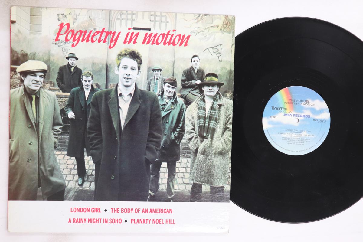 

LP Record POGUES - Poguetry In Motion MCA36015 MCA Records 1986 US Rock Used