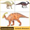 Zabawka Dinozaur Parasaurolophus z Jurajskiego Parku dla Dzieci, Figurka Akcji Dinozaura Parasaurolophus - Prezent Dinozaur dla Dzieci w Wieku 3-12 Lat