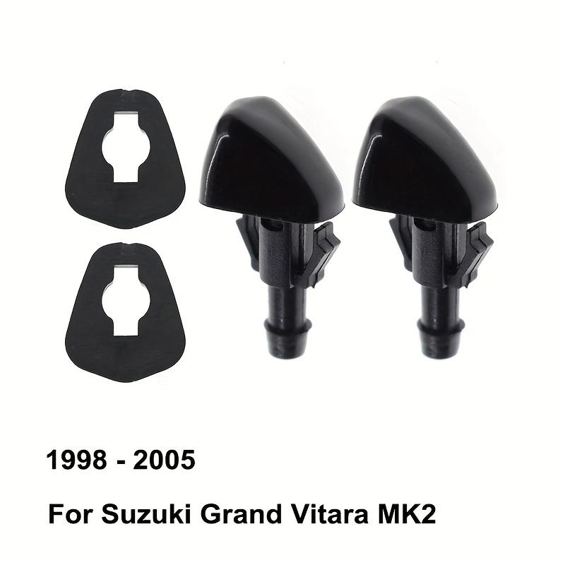 1pcs Durable ABS Black Windshield Washer Nozzles for Suzuki Grand Vitara MK2 Water Spray Jet Replacement