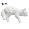 Soft Atmosphere Cat Statue Cute Figurine Computer Monitor Decor, 3D Printed Screen TV Cabinet Edge Topper, Small Kitten Car Dashboard Ornament