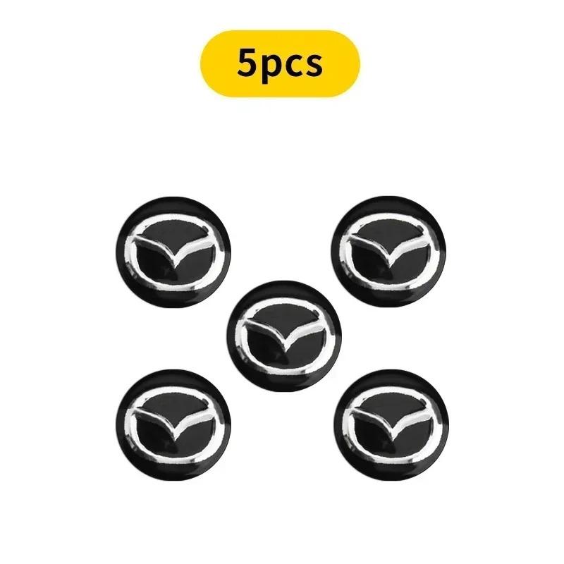 Autosleutel Logo Sticker Embleem Badge Aluminium DIY Voor Mazda 3 Alexa CX30 CX-4 CX5 CX-5 CX8 CX-8 CX-30 CX9 CX-9 Auto-accessoires
