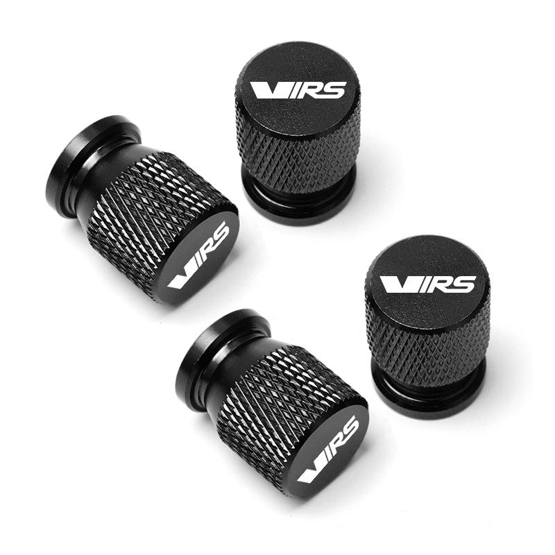 

For Skoda VRS Octavia Kamiq Kodiaq Karoq RS Superb Fabia Rapid Car Wheel Tire Valve Caps Tyre Stem Covers Airdust Waterproof чёрный