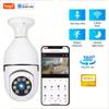 Tuya Smart Home 2.4G E27 Bulb Wifi Surveillance Camera HD Night Security Video Surveillance Supprt Two Way Audio Mobile Motion