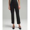 Smooth Fit Pull On High Rise Cropped Pant Black