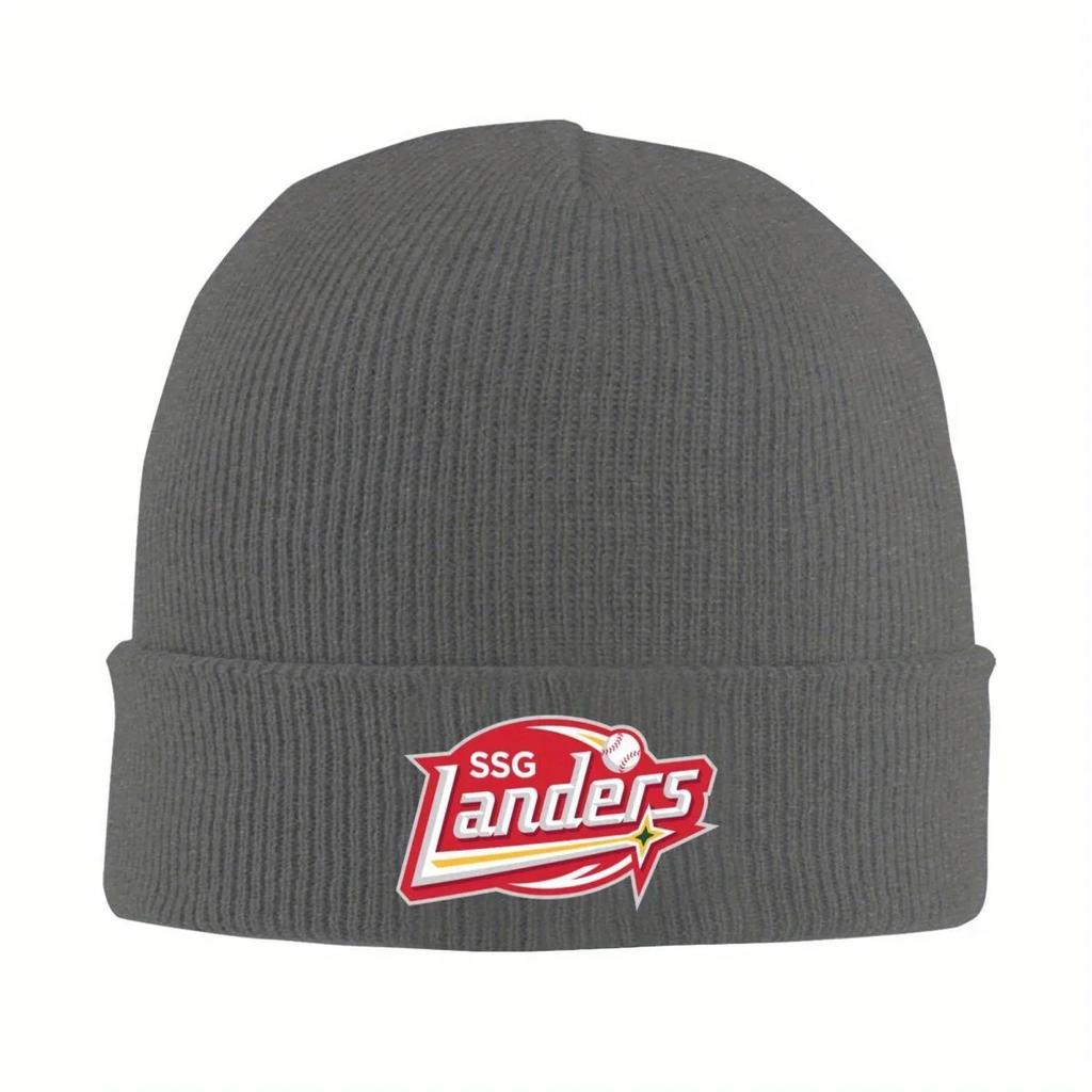 New SSG LANDERS Warm Knitted Cap Fashion Bonnet Hat Autumn Winter Outdoor Beanies Hats For Unisex Adult