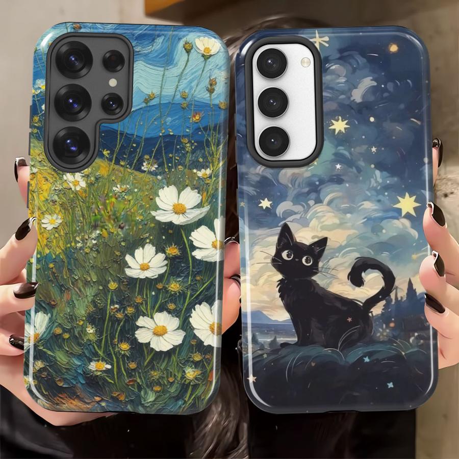 Soft Cover Capa Phone Case for Samsung Galaxy S25 S20 FE A26 S23 A16 S23Ultra A56 A36 S24 Ultra S25Ultra Van Gogh Fine And Warm