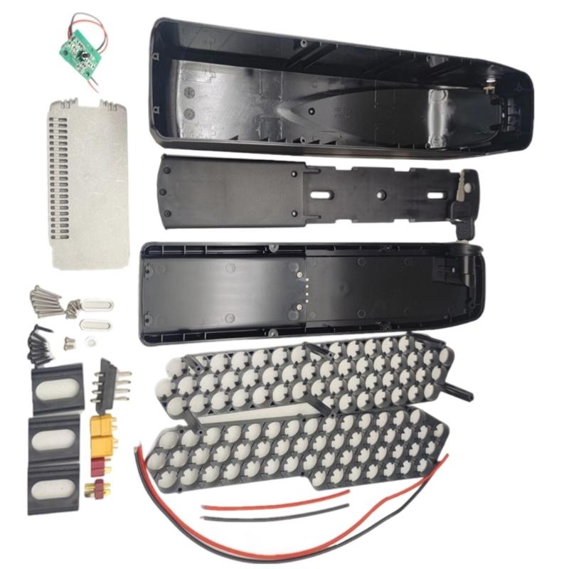 High Capacity 18650 Lithium Batteries Case for HaiLong EBikes 52Cells DIY Assembly Waterproof Design Easy Installation