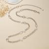 Korean Style Women's Decorative Metal Waist Chain and Dress Cincher