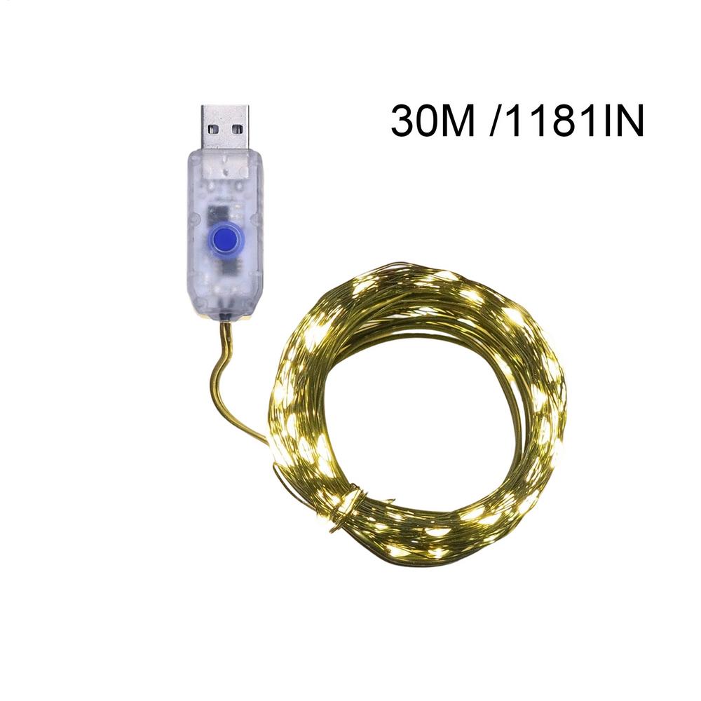 USB LED String Lights Fairy String Lights 8-Mode LED String Lights for Christmas Wedding Party Home Holiday Decoration