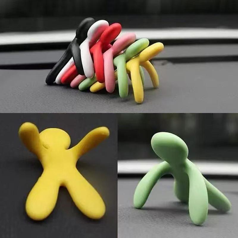3D Creative Little Elves Air Freshener Natural Fruit Fragrance Car Air Vent Outlet Solid Aromatherapy Cute Car Interior