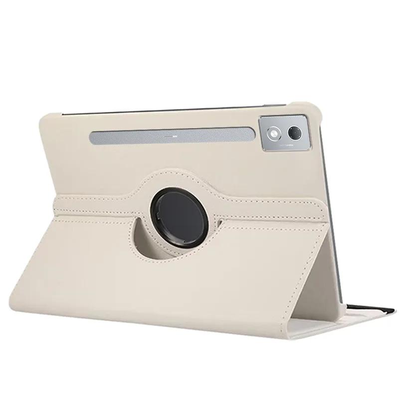 Für Lenovo Xiaoxin Pad Pro 12,7 Zoll 360 Grad drehbare Lederhülle mit Wake/Sleep TB373FU/TB375FC Funda