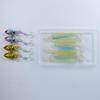 Momo Lures Sea Bass Lures and Metal Metal Vibration Shad Jig Shad Bodies Heads x 4 75mm Shad Set MVS-16, MVS-22, MVS-28 Jigs, Heads, (16g + 02)