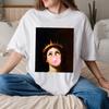 Bubble Gum Queen Renaissance Art Tshirt Fun Pattern Summer New Retro Street Unisexs and Womens Casual Fashion Y2K Tshirt