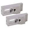 2 Pcs Side Clamp Vise M6 Clamping Screw and Through Hole CNC Side Fixture Clamp Flat End Bench Vise for Milling