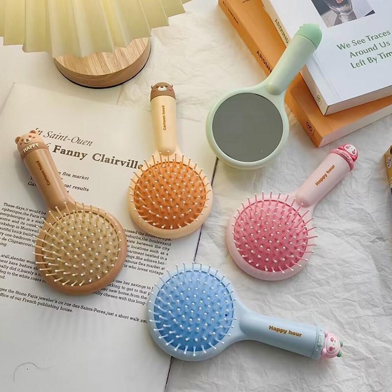 Cute Air Cushion Small Comb Ladies Airbag Comb Long Hair Portable Comb Home Children And Girls Anti-static Massage Comb