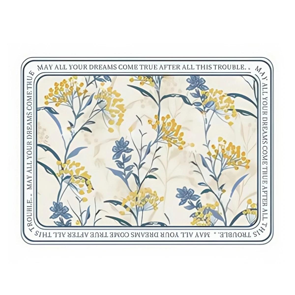 Absorbent For Kitchen Dish Drying Mat 40x50CM PU Material and Diatomite Drain Pad for Effective Water Absorption