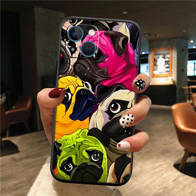 Cute Dog Pug Corgi Beagle Case for Motorola Edge 60 60s 70 G86 G56 G54 E14 G04S G45 G54 G64 S30 S50 X30 X40 X50 Ultra Pro
